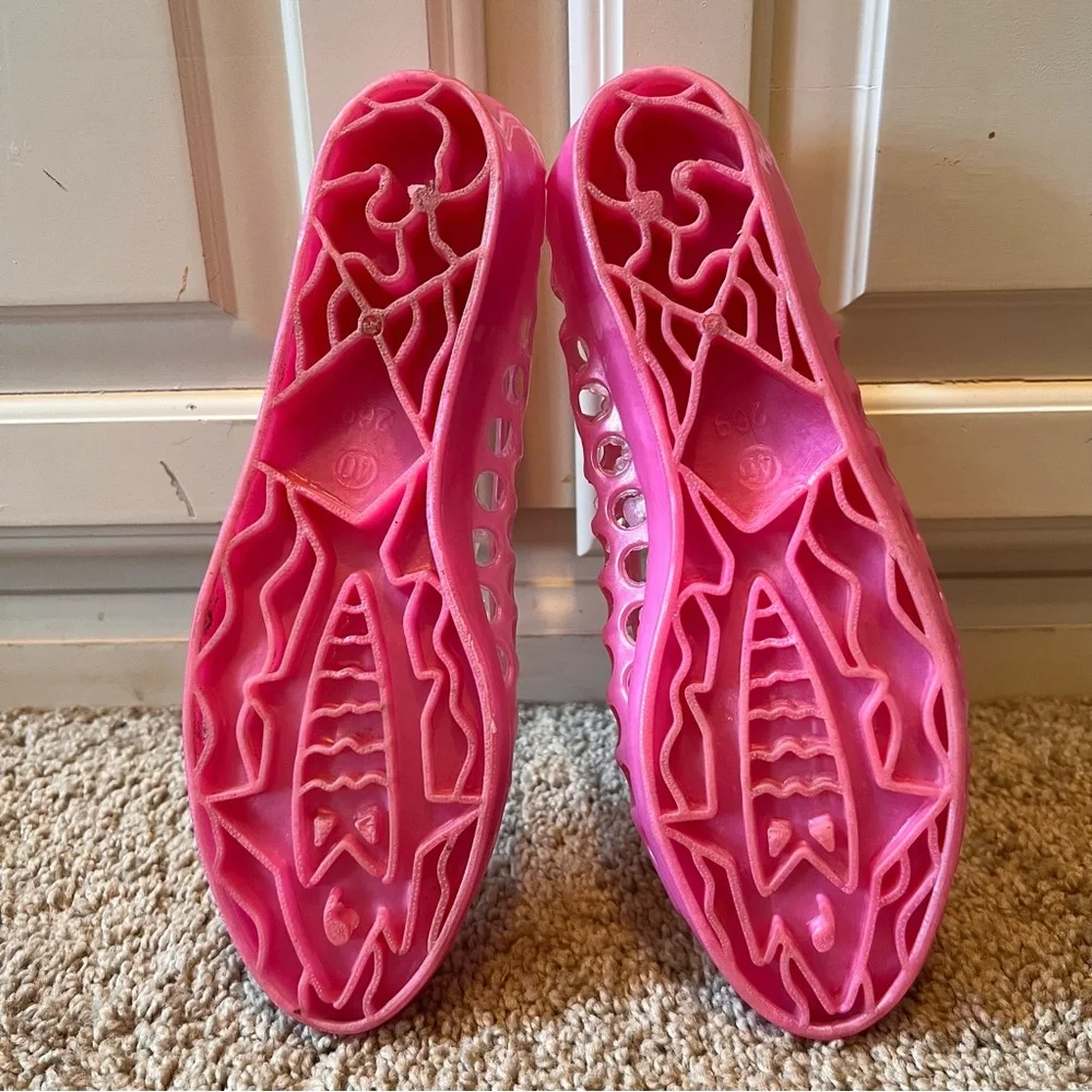 Pink Vintage Jelly Women's Shoes - Picture 2 of 7